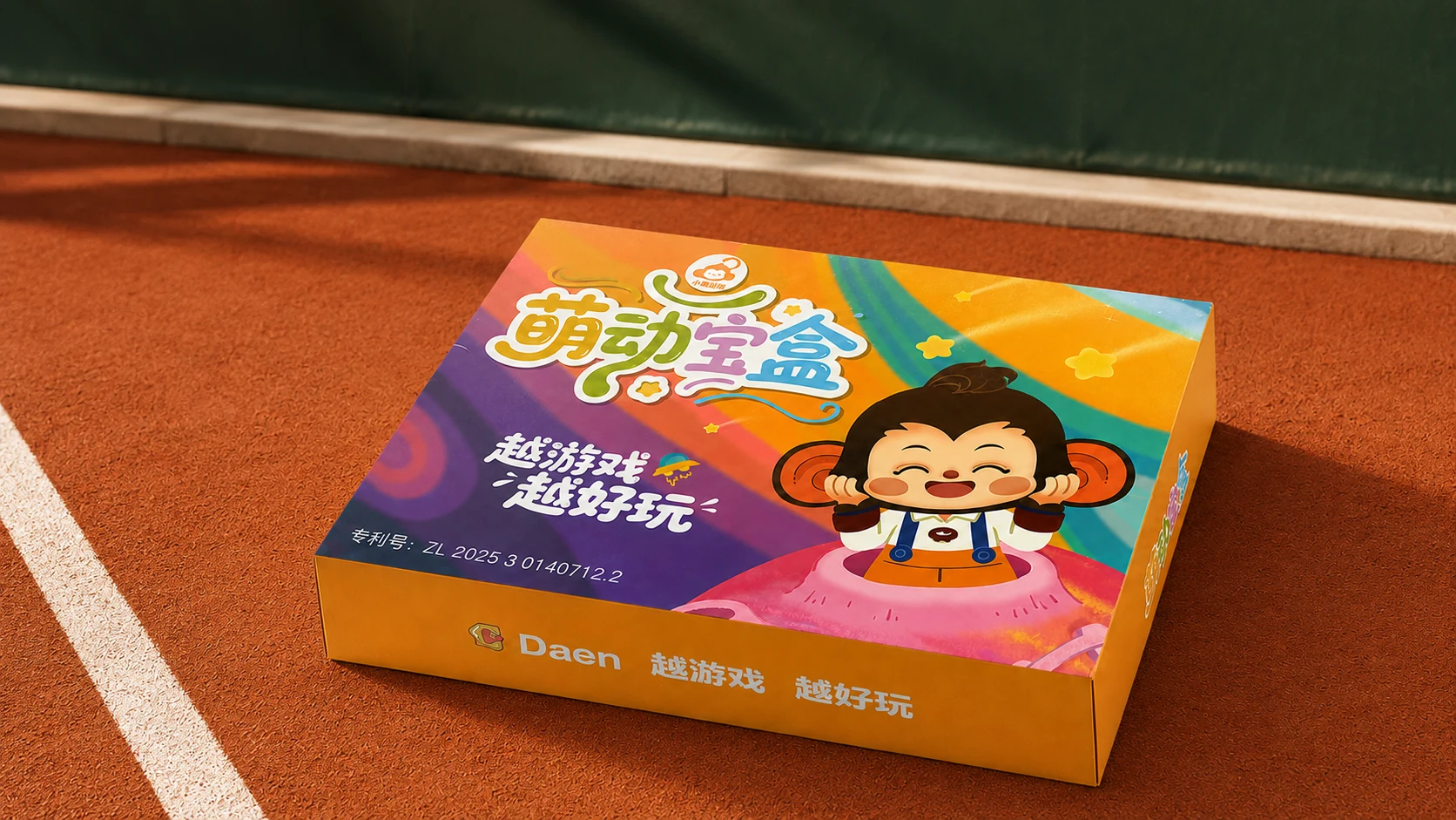 萌动宝盒在运动场中的活力陈列